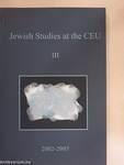 Jewish Studies at the Central European University III.