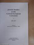 Jewish Studies at the Central European University V.