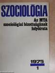 Szociológia 1975/1.