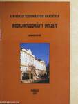 A Magyar Tudományos Akadémia Irodalomtudományi Intézete