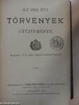 Az 1912. évi törvények gyüjteménye