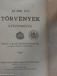 Az 1882. évi törvények gyüjteménye