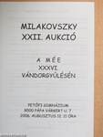 Milakovszky XXII. aukció