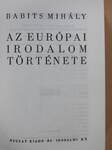 Az európai irodalom története (dedikált, számozott példány)