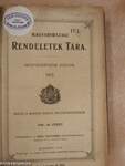 Magyarországi rendeletek tára 1913. II.