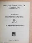 Magyar Éremgyűjtők Egyesülete Országos éremcsere közvetítés 1986. augusztus 31.