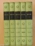 Kellers Werke in fünf Bänden 1-5.