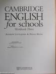 Cambridge English for Schools - Workbook Three