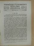 Természettudományi Közlöny 1932. (nem teljes évfolyam)/Pótfüzetek a Természettudományi Közlönyhöz 1932. január-december