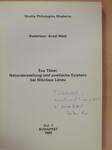 Naturdarstellung und poetische Existenz bei Nikolaus Lenau (dedikált példány)