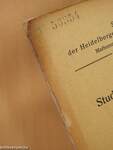 Sitzungsberichte der Heidelberger Akademie der Wissenschaften 1936. (nem teljes évfolyam)