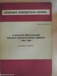 A magyar népgazdaság ágazati kapcsolatainak mérlegei 1964-1966