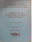 7th Congress Of The International Academy Of Legal Medicine And Of Social Medicine/7e Congrés De L'Académie Internationale De Médecine Légale Et De Médecine Sociale