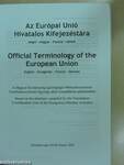 Az Európai Unió Hivatalos Kifejezéstára - CD-vel