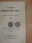 Magyarországi rendeletek tára 1885/IX.