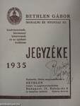 Bethlen Gábor Irodalmi és Nyomdai RT. kiadványainak, bizományi könyveinek és az egyházi irodalom jegyzéke 1935.