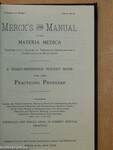 Merck's 1899 Manual of the Materia Medica