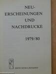 Neuerscheinungen und Nachdrucke 1979/80