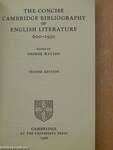 The Concise Cambridge Bibliography of English Literature