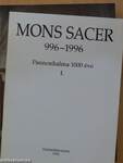 Mons Sacer 996-1996 I-III./Épületfelmérések