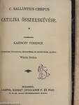 Kovácsok sztrájkja/Aischylos a lelánczolt Prometheüsz/Antigone/Catilina összeesküvése