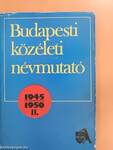 Budapesti közéleti névmutató II.