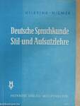 Deutsche Sprachkunde Stil- und Aufsatzlehre