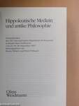 Hippokratische Medizin und antike Philosophie