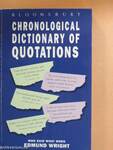 Chronological Dictionary of Quotations