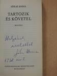 Tartozik és követel (dedikált példány)