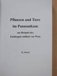Pflanzen und Tiere im Pannonikum (dedikált példány)