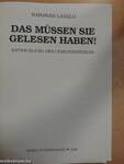 Das müssen sie gelesen haben!