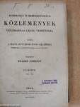 Mathematikai és természettudományi közlemények IV. (töredék)