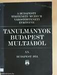 Tanulmányok Budapest múltjából XX.