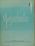 Magyartanítás 1963-64/1-6.