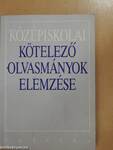 Középiskolai kötelező olvasmányok elemzése