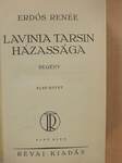 Lavinia Tarsin házassága I-II. (aláírt példány)