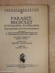 Mascagni: Parasztbecsület