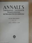 Annales Universitatis Scientiarum Budapestinensis de Rolando Eötvös nominatae VIII.