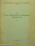 Az Egri Pedagógiai Főiskola Évkönyve 1958. IV.