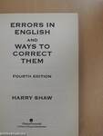 Errors in English And Ways to Correct Them