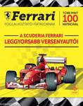 A Scuderia Ferrari leggyorsabb versenyautói - Ferrari foglalkoztató fiataloknak több mint 100 matricával