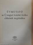 Útmutató az Új magyar irodalmi lexikon cikkeinek megírásához