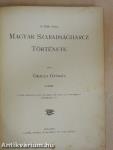 Az 1848-49-iki magyar szabadságharcz története II. (töredék)