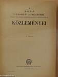 A Magyar Tudományos Akadémia Nyelv- és Irodalomtudományi Osztályának közleményei IV/1-4.