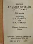 Pocket English-Russian Dictionary (minikönyv)