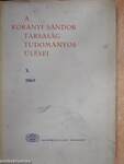 A Korányi Sándor Társaság tudományos ülései X.