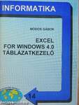 Excel for Windows 4.0 táblázatkezelő