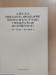 A Magyar Szocialista Munkáspárt Központi Bizottsága Titkárságának jegyzőkönyvei