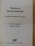 Practice in German grammar